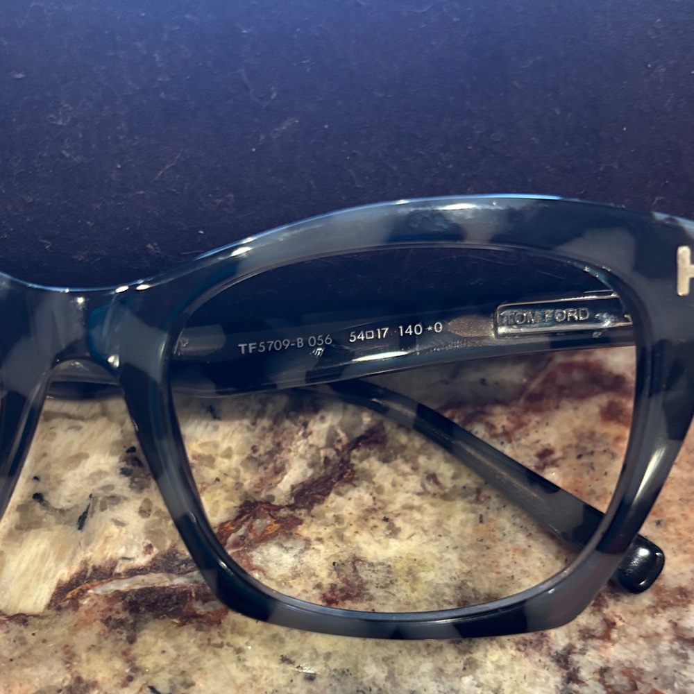 Tom Ford Gray Patterned Eyeglasses - image 2